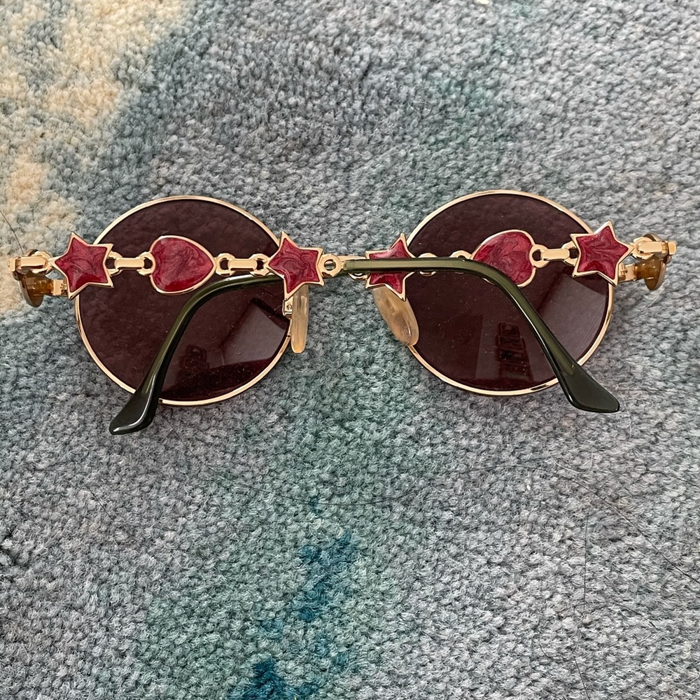 Yves Saint Laurent Round Star Heart Sunglasses